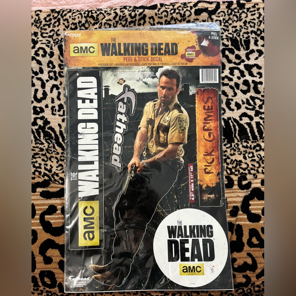 The Walking Dead Peel & Stick Wall Decal - Black